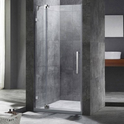 2020 Latest American Style Frameless Shower Pivot Hinge Glass Door