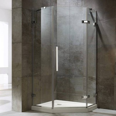 2020 brushed nickel and oil rubbed bronze glass shower door enclosure for sale philippines