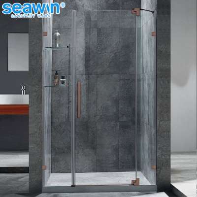 hot sale customize OEM service bath shower folding glass shower door