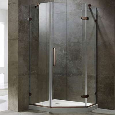 Customized OEM frameless sliding 10mm tempered Glass Shower Room Door Enclosures