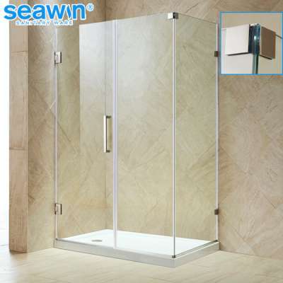 2020 Clear 10mm Tempered Glass Bathroom Frameless Free Standing Glass poland Shower Enclosure cabin