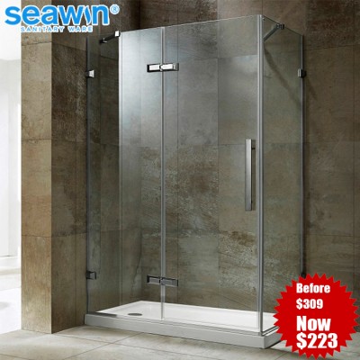 China Factory Supply Single Door Tempered Glass Shower Enclosure